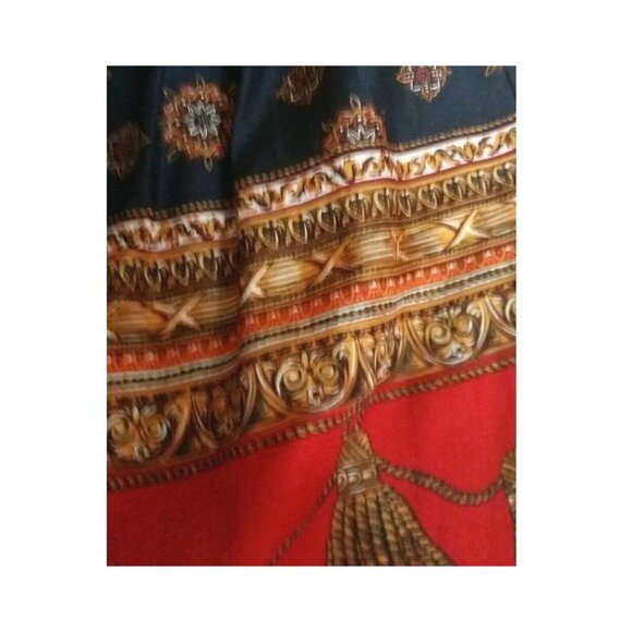 Vintage 80s Koret  bold print midi skirt size 8 - Picture 4 of 6